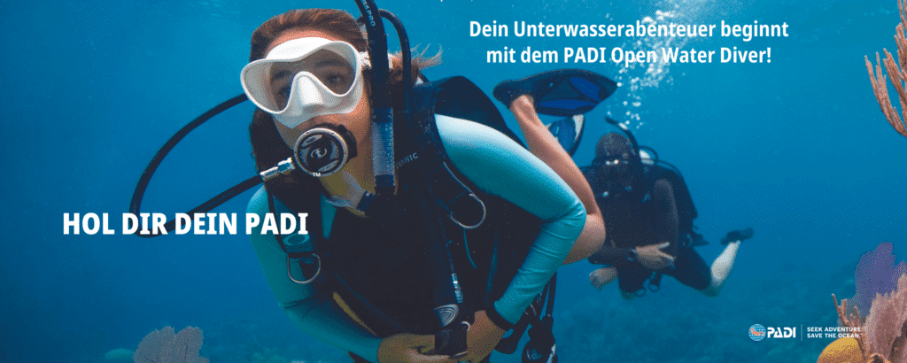 PADI Open Water Diver Kurs! Starte Jetzt Dein Abenteuer Als
