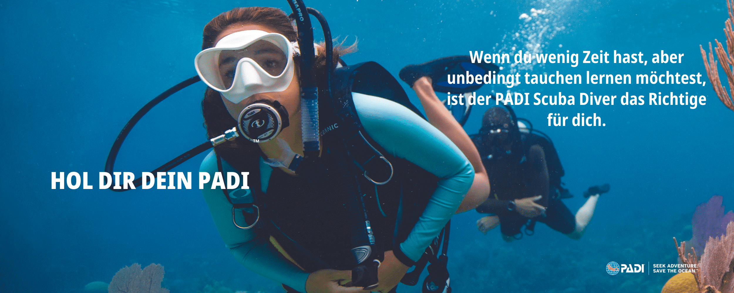 Anfängerkurse Scuba Diver Warm Water